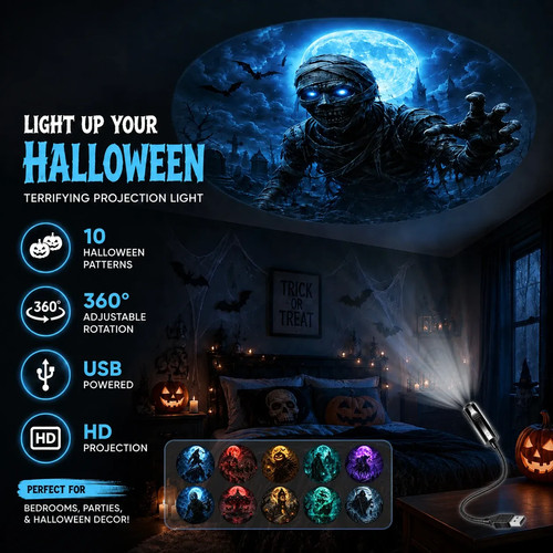 Halloween projektorlicht - projektorlicht, 10