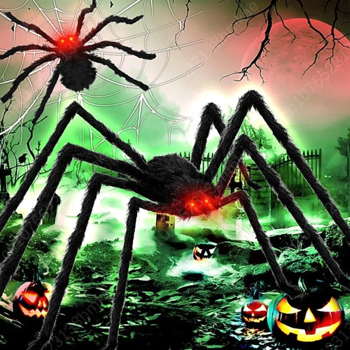 Riesige halloween spinne mit - halloween-spinne,
