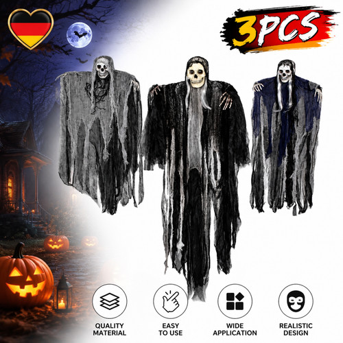 Halloween party skelett geist - halloween-party, skelett-geist