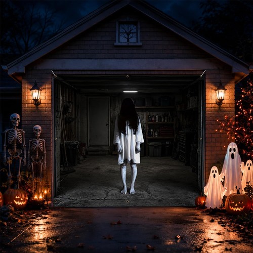 Halloween garagentor banner - halloween,
