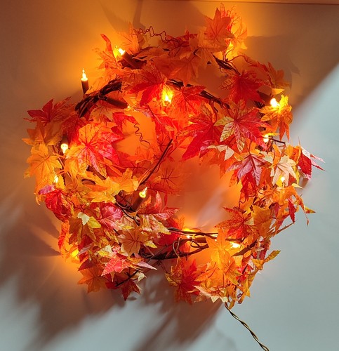 Ahornblatt lichterkette - ahornblatt,