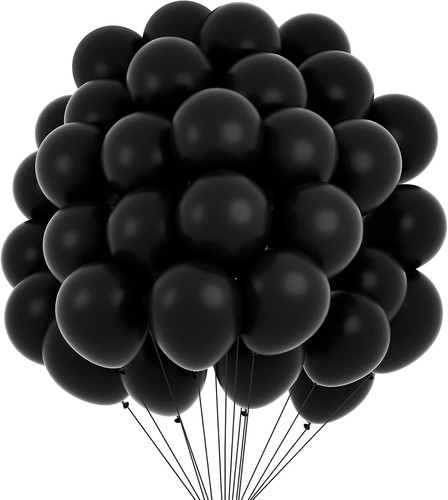 Luftballons schwarz stück - luftballons,