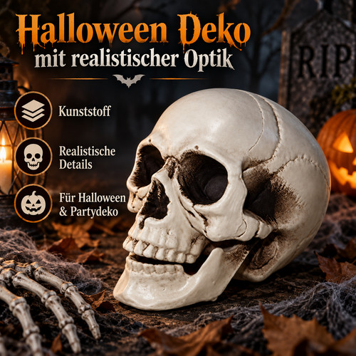 Halloween totenkopf deko - totenkopf,