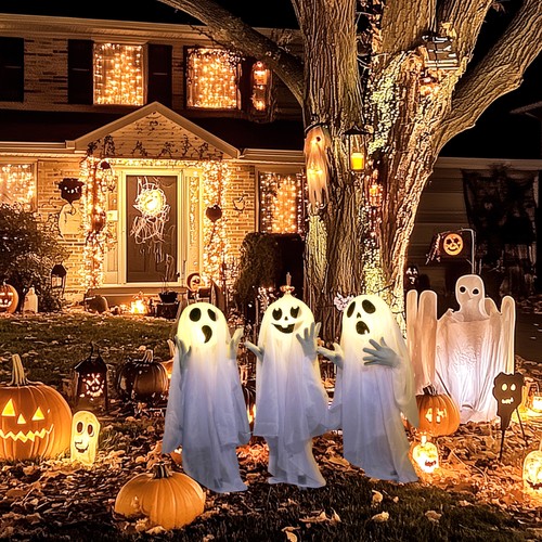 Homcom 3er set halloween - 3er-set,