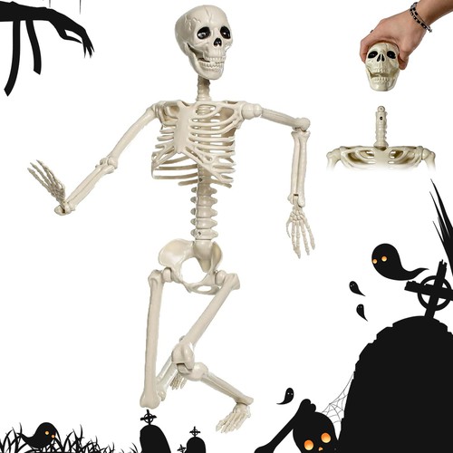 Halloween skelett 94cm - skelett,