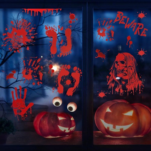 Halloween fensteraufkleber - halloween,