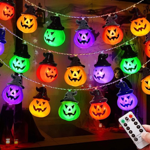 Halloween deko lichterkette - halloween, 3m