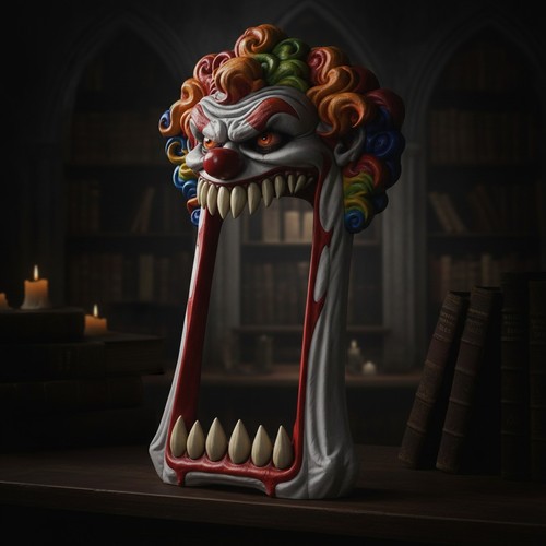Halloween türdeko clown - halloween,