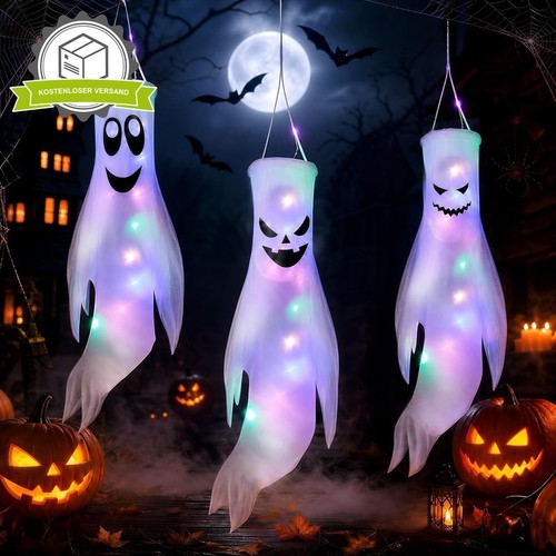 Halloween geister deko set mit - halloween,