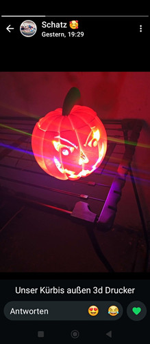 Leuchtende halloween kürbis - leuchtende, halloween-kürbis