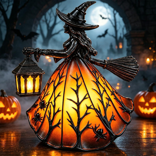 Halloween deko hexenfigur - deko, mit