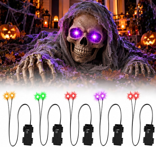 Halloween led augen set - led, 5