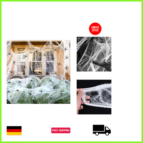 Spinnennetz halloween deko 360 - spinnennetz,