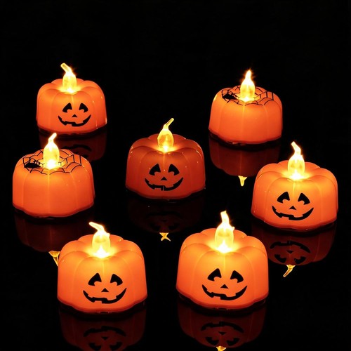 Led halloween teelichter 12er - led,