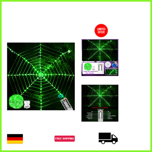 Halloween spinnennetz led deko - halloween-spinnennetz,