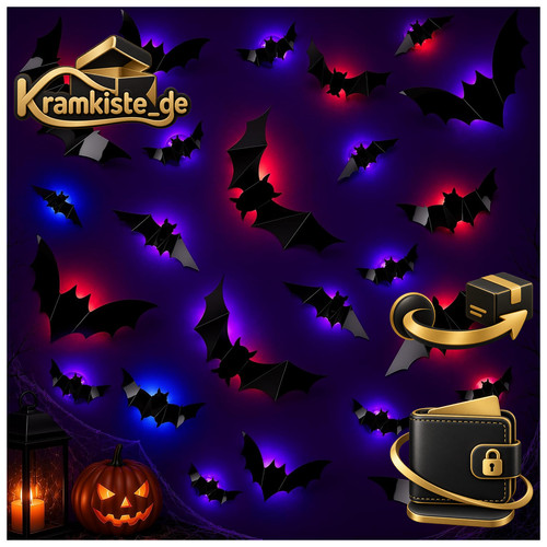 Halloween deko fledermaus - halloween, 24