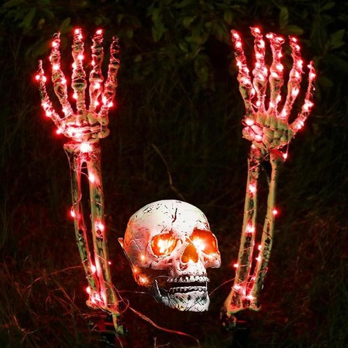 Halloween skelett lebensgroß - halloween,