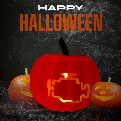 Halloween led kürbis - kürbis, deko