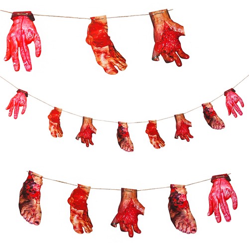 Halloween girlande schaurig - halloween,